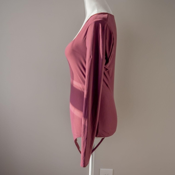 Abercrombie & Fitch Plum Long Sleeve Bodysuit - Picture 5 of 8